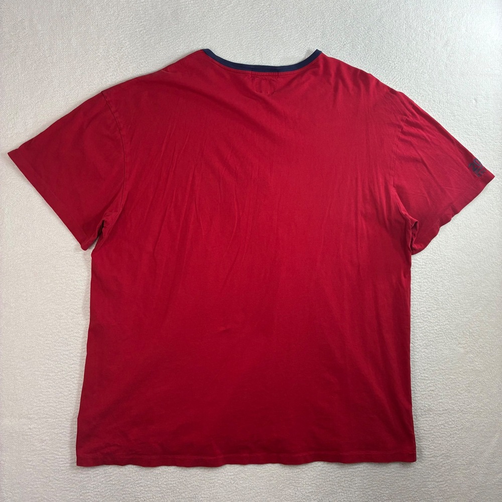 Polo Ralph Lauren US Olympic Team T Shirt Mens 2XB Red 2012 London Ringer Y2K - Picture 3 of 8